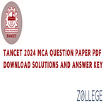TANCET 2024 MCA Question Paper with Answer Key PDF ZPYP